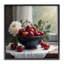 Giclée encadrée de cerisiers et de fleurs-346597429-346597430
