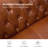 Theotis 84"W Chesterfield Button-Tufting Genuine Leather Sofa with Solid Wood Legs-101644103