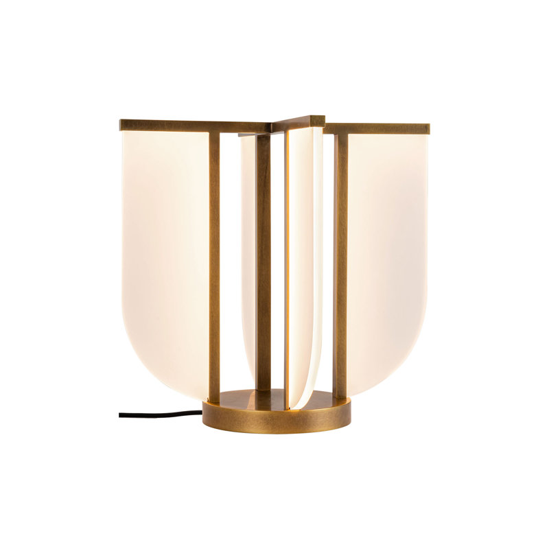 Anders 16-In LED Table Lamp, Vintage Brass