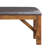 And Walnut Dining Bench With Comfortable Padded Seat Rubberwood Base Room Walnut Structure Legs