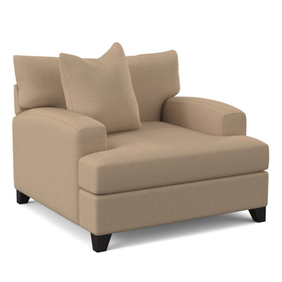 Fauteuil en polyester l 48 po Zani