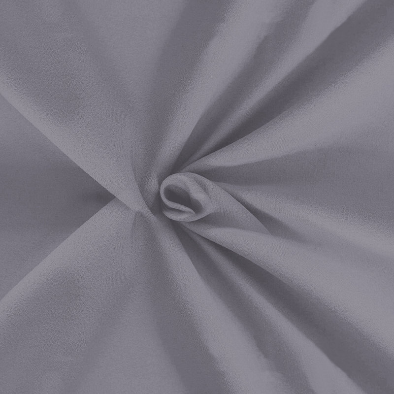 40 cm Soft Brushed Microfiber Extra Deep Fitted Sheet, Kingsize (5'), Grey