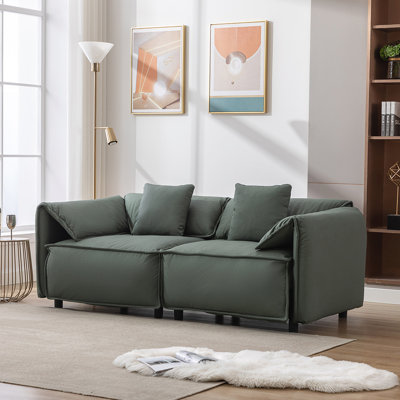 Caleal Upholstered 77.21'' Sofa