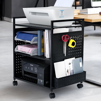 64.5cm H x 40cm W Printer Stand