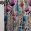 Watercolor Blue Foliage Botanical Motif I - Rideau floral - Rideau obscurcissant - 1 panneau-107562367