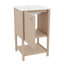 Meuble-lavabo autonome de 20 pouces avec lavabo en céramique