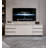 Gray Rectangular Solid Wood TV Stands-108491285