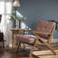 Chaise d'appoint avec structure en bois massif
