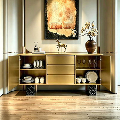 American-style modern light luxury sideboard