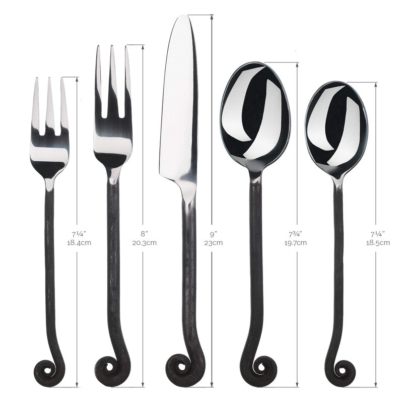Ensemble de couverts 20 pièces Treble Clef, service pour 4