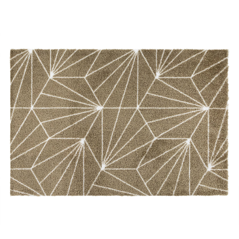 Mega Runner - Geo - Brown, 50cm W x 75cm L