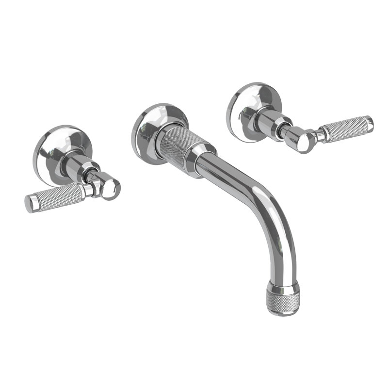 Wall Mount Lavatory Faucet, Polished Chrome