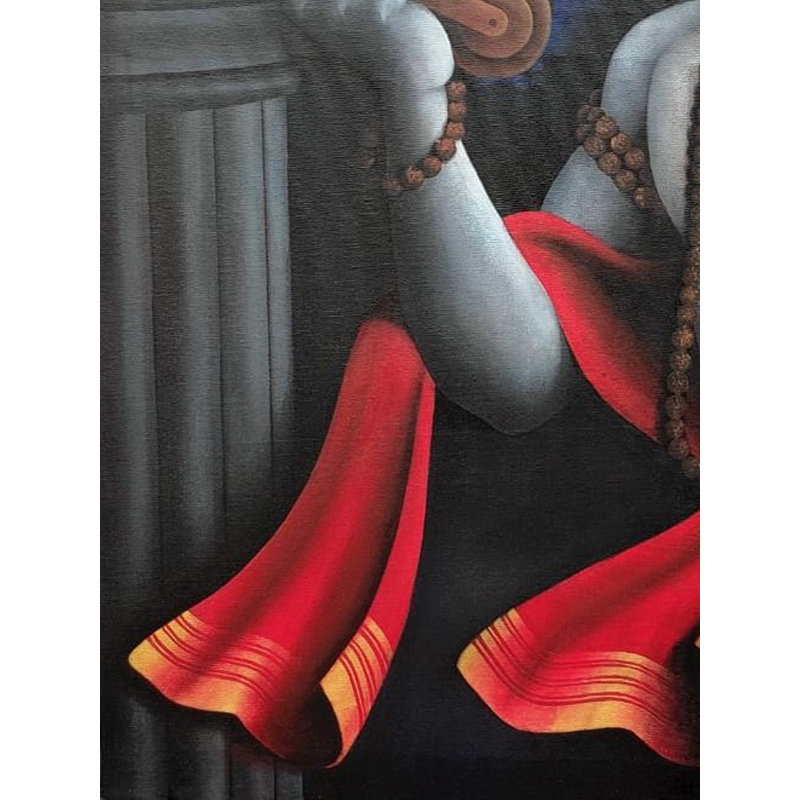 Sankat Mochan | Peinture acrylique sur toile | Mahadev Swarnakar