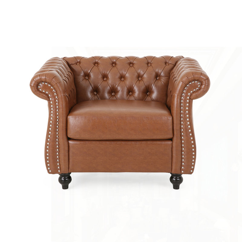 Fauteuil d'appoint capitonné
