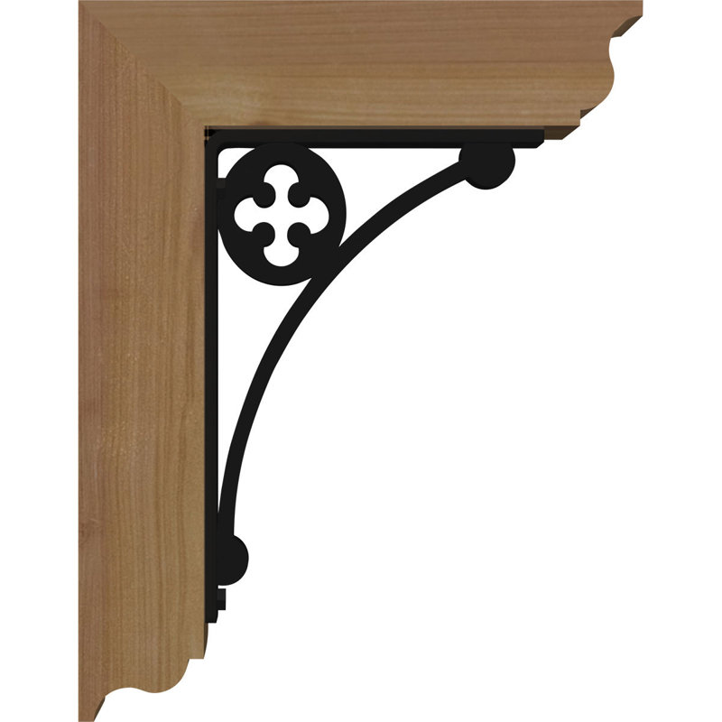 Crawley Traditional Traditional Ironcrest, H 12 po x P 9 1/2 po, Cèdre rouge de l'Ouest l 3 1/2 po x T 2 po (lisse