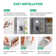 Janiha Dimmable LED, 3 Colours LED 3.35" Under Cabinet Recessed Light