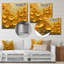 Jaune et blanc Golden Hour Buttercups Field II - Buttercups, art mural-796064432-796064439