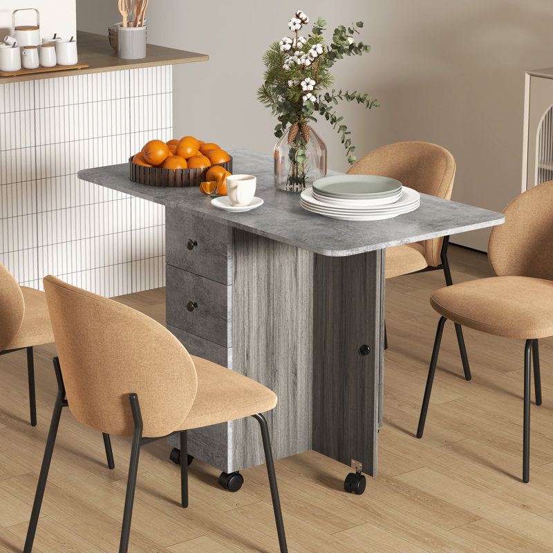 Louima Dining Table, Light Grey