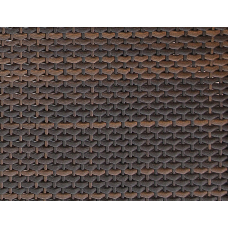 Ensemble de patio complet en rotin avec coussins 14 pièces Pavior, Polyester gris, Mélange de bruns