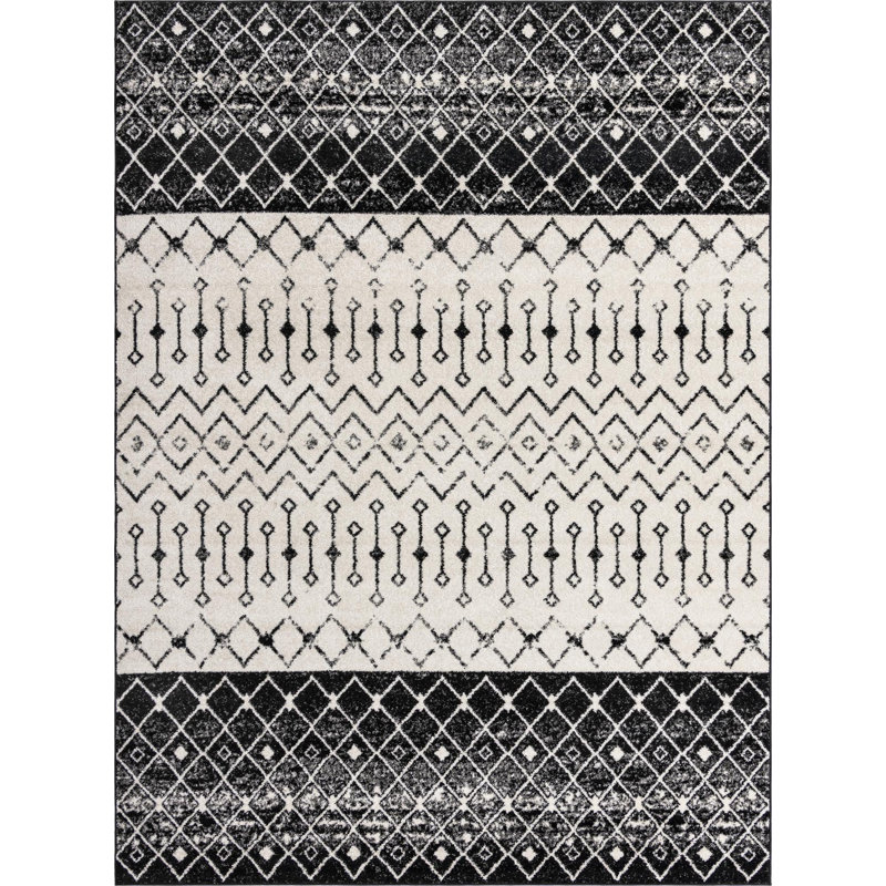 Abstract Indoor Rug, Rectangle 9' x 12'