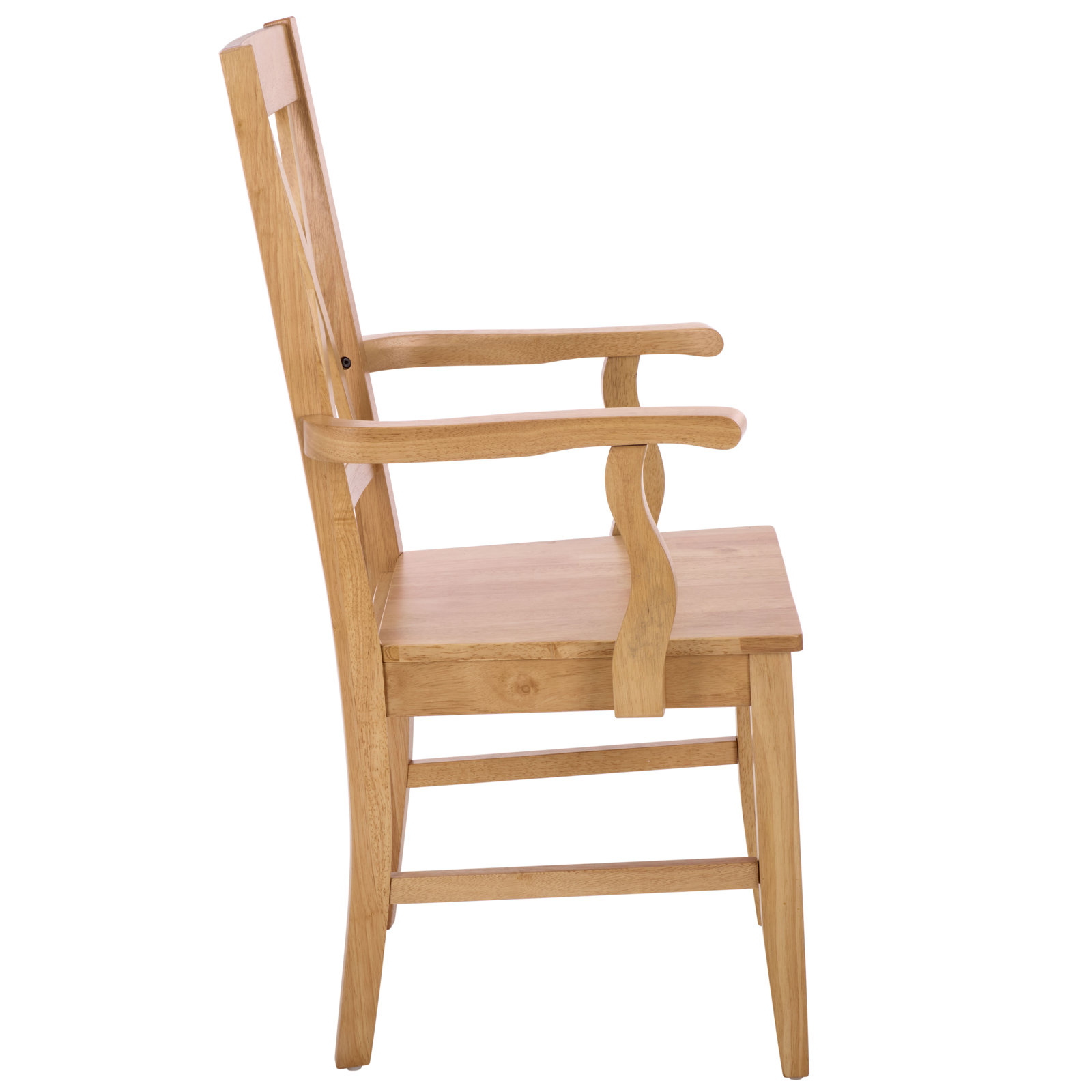 Maura Dining Armchair, Light Oak