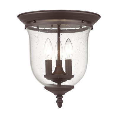 Aaven Glass Flush Mount