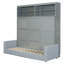 Grand lit escamotable mural avec canapé et tablettes, lit plateforme-1195074197