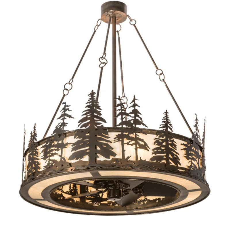 Tall Pines Downrod Ceiling Fan