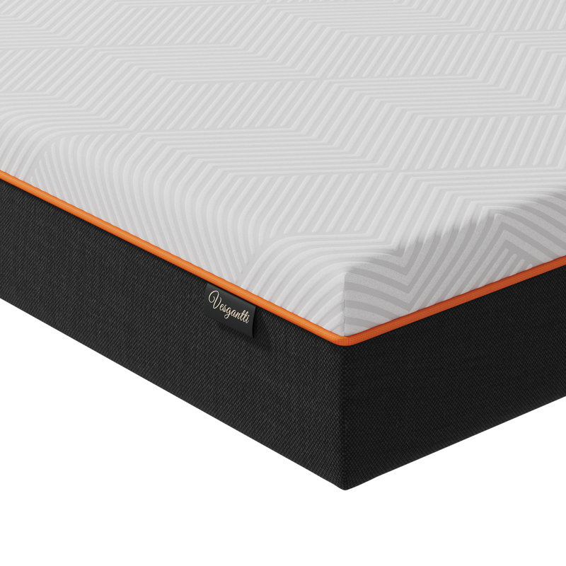 Gel Memory Foam Mattress, Comfort Foam for Pressure Relief, Body Support, Queen, 10