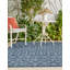 Tapis bleu sarcelle intérieur / extérieur à motif tissé à la main Southbrook Innnsbrook-819146378