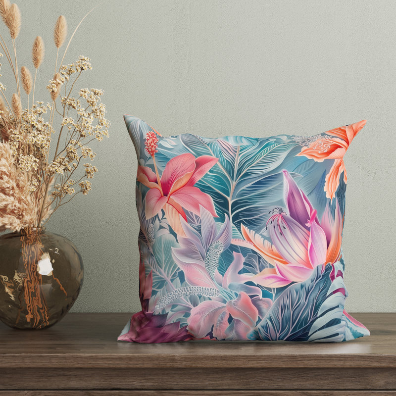 Housse de coussin Thalia Jungle, H 20 po x l 20 po