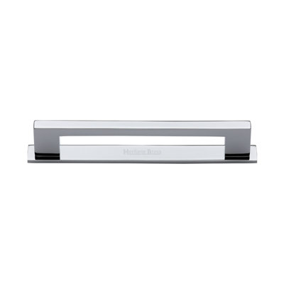 Heritage Brass Heritage Cabinet Pull Metro Design with Plate