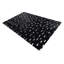 Tapis noir Juliana