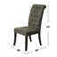 Ensemble de 2 chaises d'appoint rembourrées en tissu