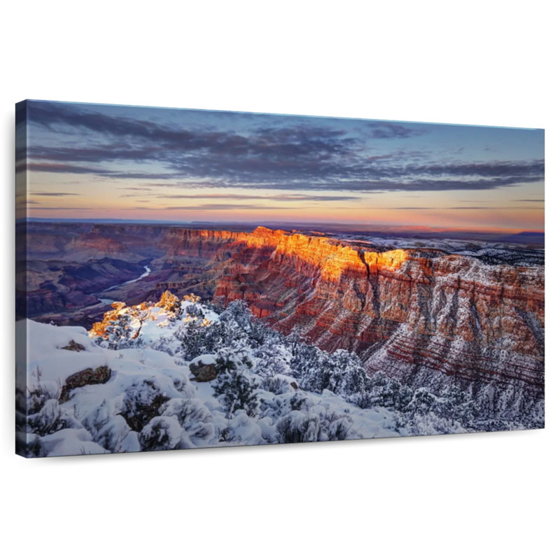 Alvord Grand Canyon en hiver, H 20 po x l 30 po