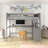 Flournory Kids Twin Loft Bed with Drawers-611197251