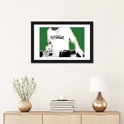 « dj », impression sur toile