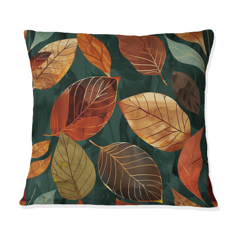 Coussin Orange, H 16 po x l 16 po