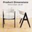 Fauteuils de cuisine rembourrés avec siège rembourré Mid-Century-52564030-52564019