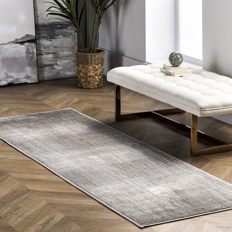 Abstract Indoor Rug, Runner 2'8" x 8'