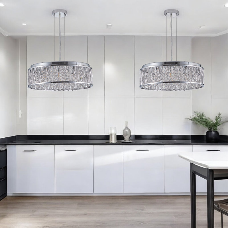 Lustre rond / ovale 7 lumières Inaki