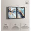 «Blush Pink Whimsy Blue Art», ensemble de 2 panneaux par Shadowbox -978468789-978468790