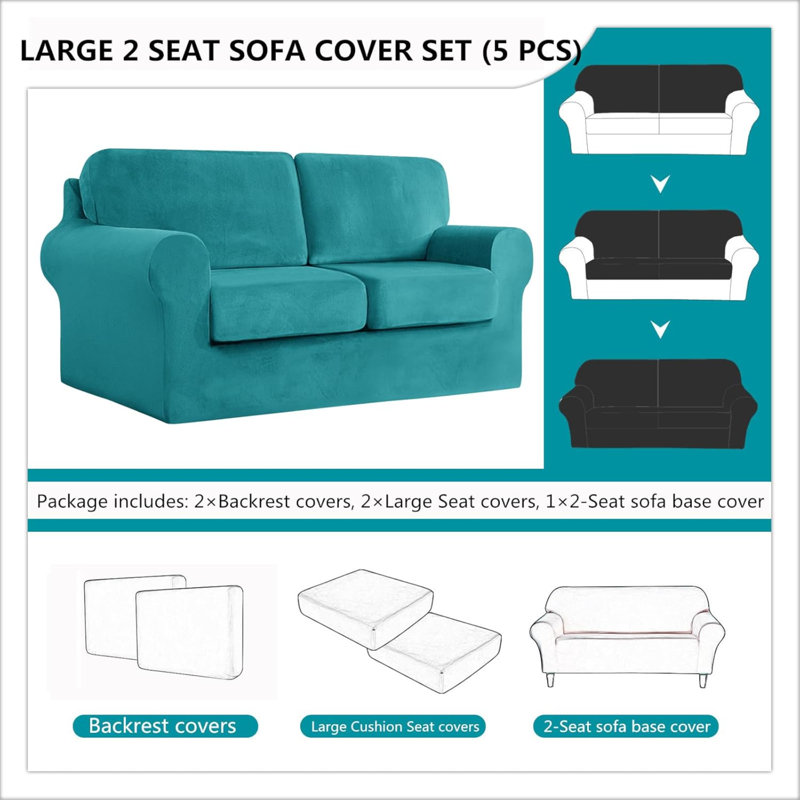 Outdoor Patio Sofa Cover, Blue