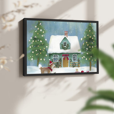 Art de Noël - DCXV III - Reproduction encadrée - Restickable