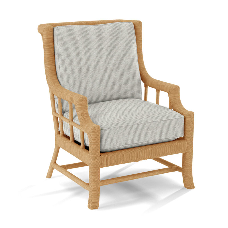 Lafayette Armchair, Oatmeal Crypton Performance; 0822-74, Celery