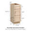 Armoire de cuisine Design House Brookings, 12 po, bouleau brut-1650688284-1875038077