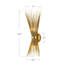 Ensemble de 2 lampes de salle de bain à 2 lumières de style Mid-Century moderne Starburst applique dorée pour salle d'eau-1544631930-1544631931