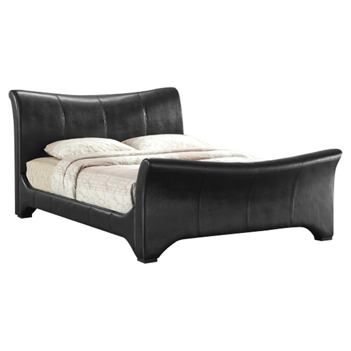 Upholstered Bed, Super King (6'), Black