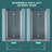 30"W X 72"H Fold Frameless Shower Door With Tempered Glass, 1/4 Inch (6 Mm), Brushed Nickel-121702808