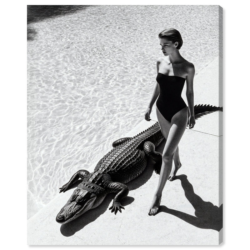 Reptilian Elegance II Print by Oliver Gal, 30"H x 24"W, Gallery Wrapped